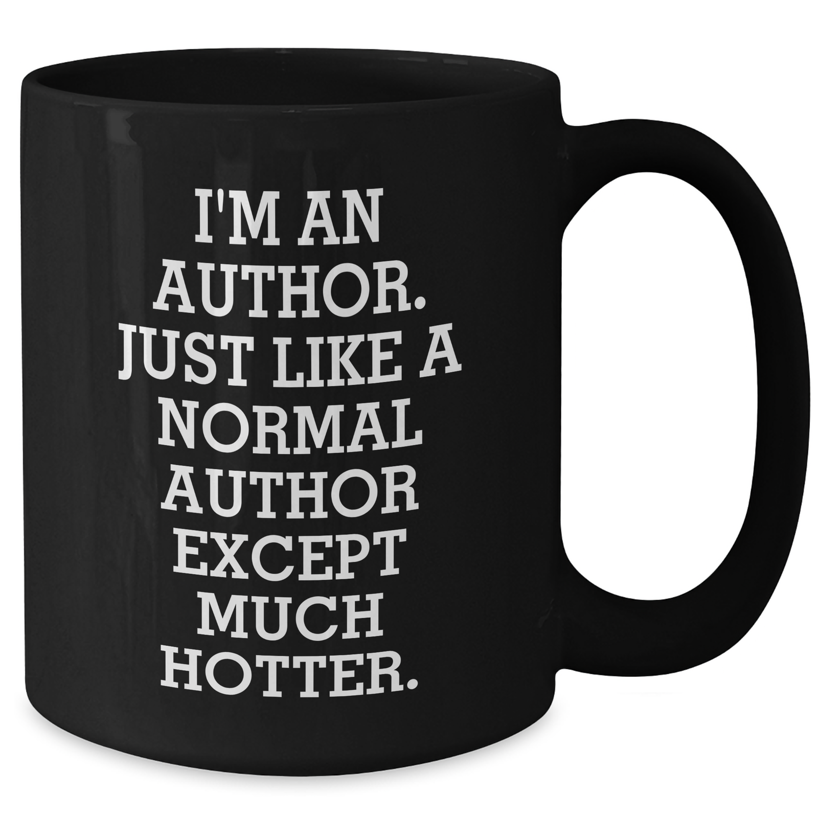 Author Gifts, Funny Quote, Black Coffee Mug, Father's Day Unique Gifts from Men to Author - Additional