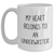 Funny Underwriter Gifts from Men - My Heart Belongs To An Underwriter White Coffee Mug for Underwriter, Unique Father's Day Unique Gifts - Main