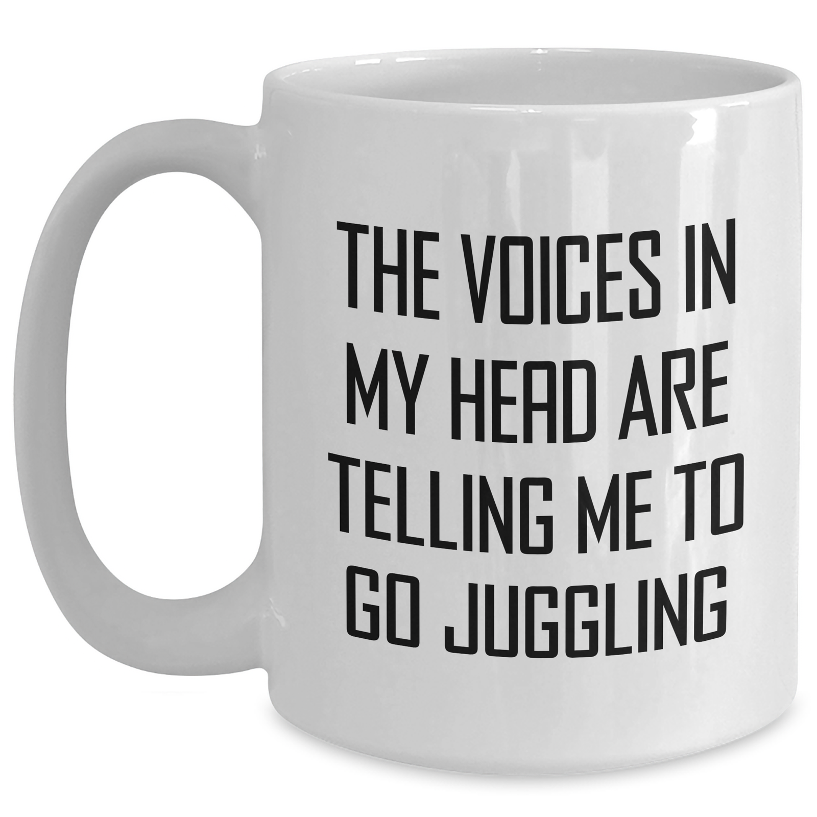Funny Juggling Quote White Coffee Mug Gifts for Men from Friends, Unique Juggling Enthusiast Gift for Father's Day - Main