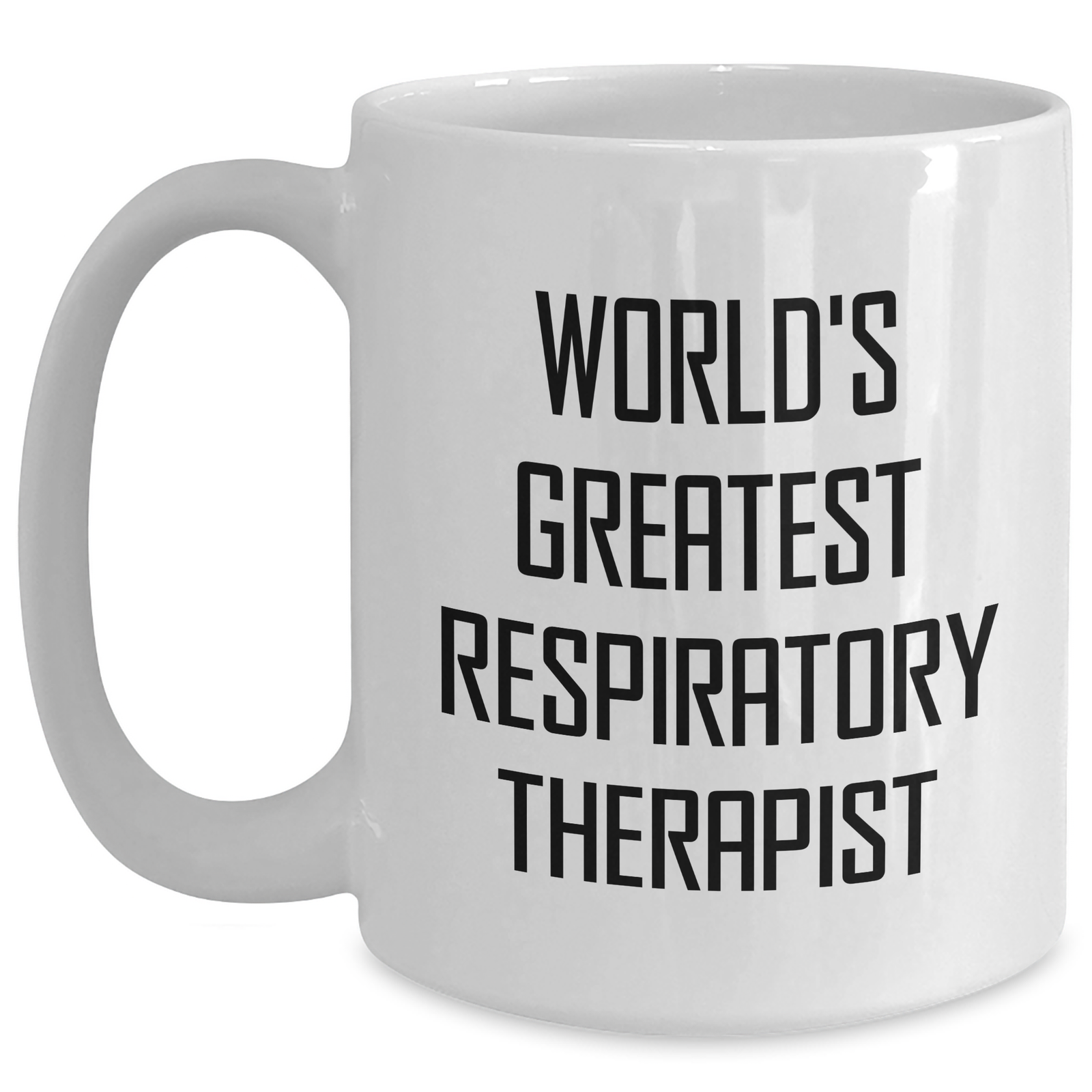 Funny World's Greatest Respiratory Therapist Gifts for Mother's Day, White Coffee Mug from Friends, Family, Coworkers - Main