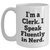 Funny Clerk Gifts, 'I'm A Clerk. I Speak Fluently In genius.' White Coffee Mug, Father's Day Unique Gifts from Friends, Coworkers, Family to Clerk - Main
