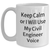 Civil Engineer White Coffee Mug - 'Keep Calm Or I Will Use My Civil Engineer Voice' Funny Gift for Mother's Day - Main