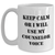 Counselor Gifts from Friends, Funny White Coffee Mug with Keep Calm or I'll Use My Counselor Voice, Ideal Gift for Father's Day - Main