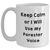 Funny Forester White Coffee Mug, Gifts from Friends to Men, Keep Calm Or I Will Use My Forester Voice, Unique Father's Day Unique Gifts for Him - Main