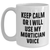 Mortician Humor Gifts from Friends for Mortician, Keep Calm Or I Will Use My Mortician Voice White Coffee Mug, Unique Mother's Day Unique Gift - Main