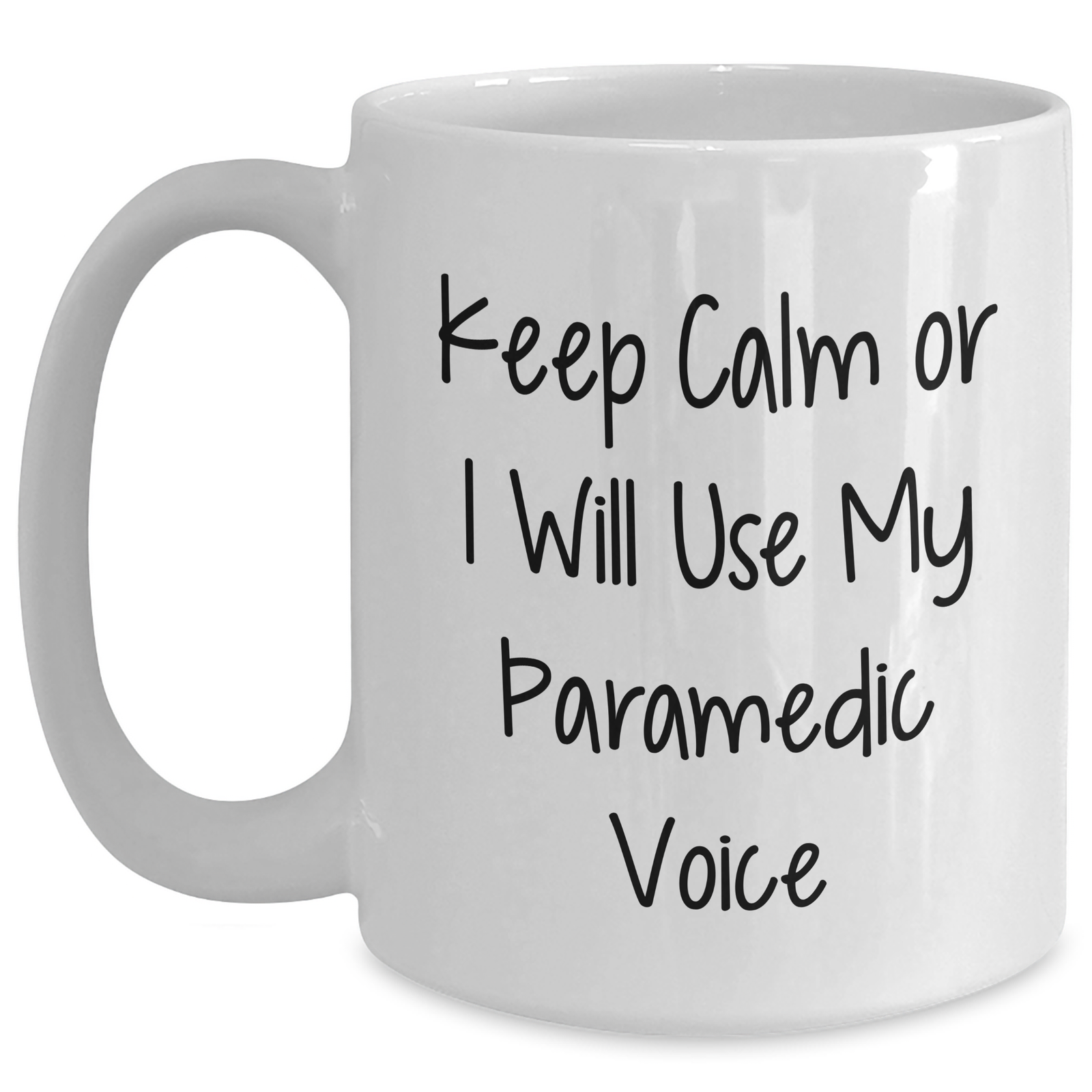 Funny Rescue Worker Mugs, Keep Calm Gifts from Men to Rescue Worker Heroes, White Coffee Mug for Father's Day - Main