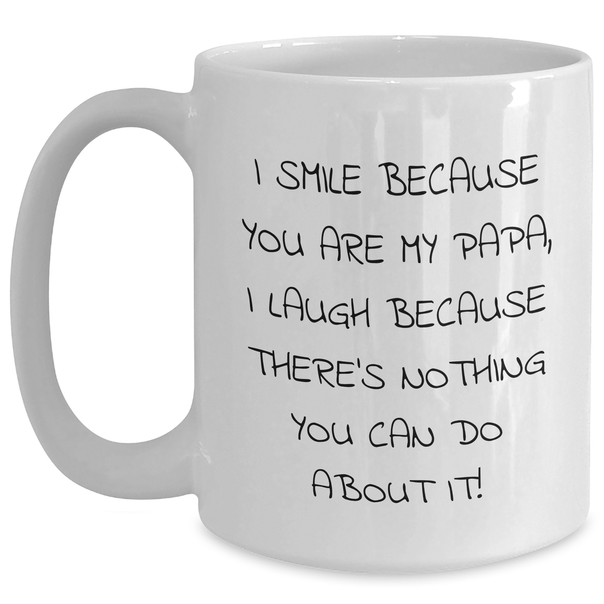 Funny Papa Quote Gifts from Men to Papa, White Ceramic Coffee Mug for Papa's Special Day - Mother's Day Unique Gifts - Main
