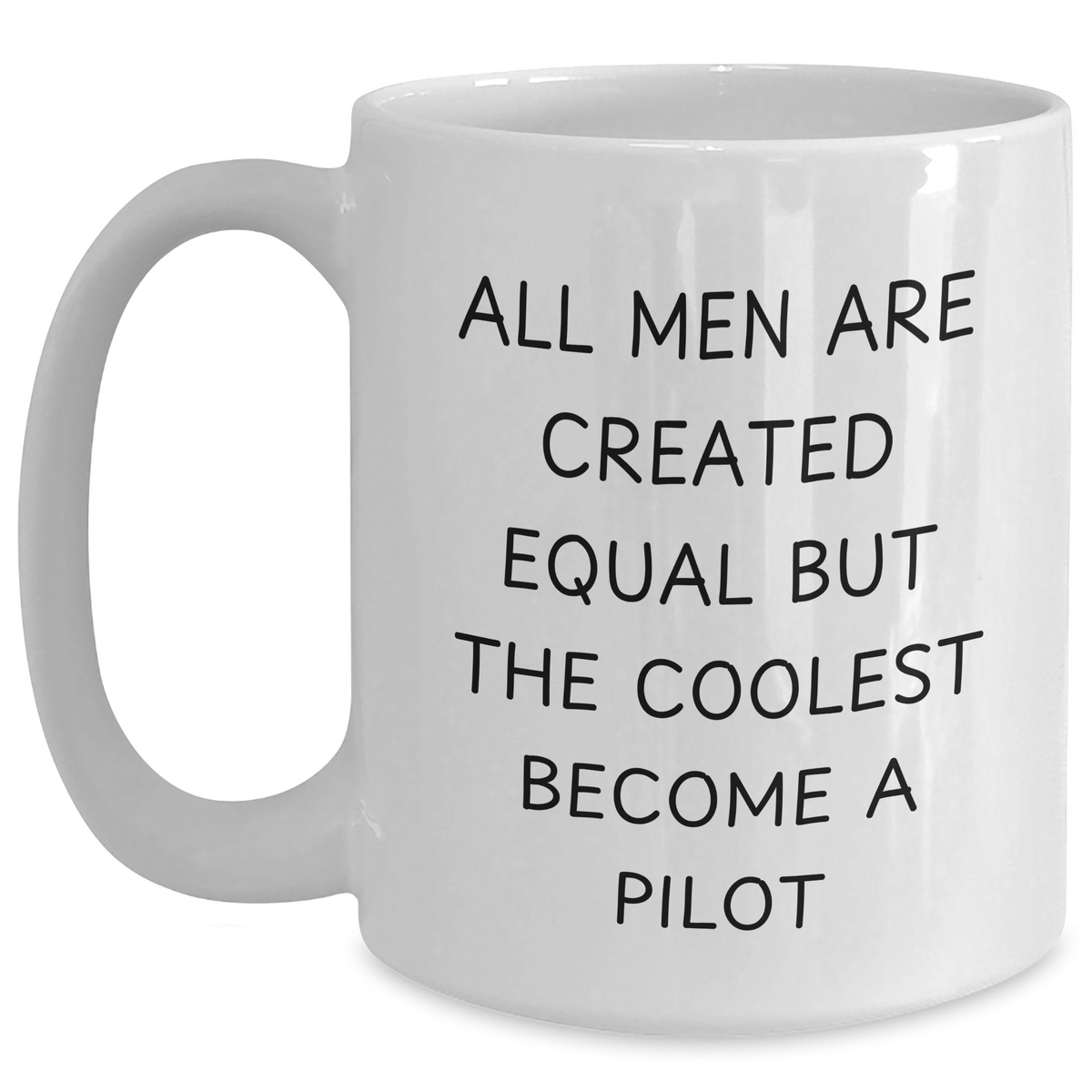 Pilot Gifts from Men, Unique White Coffee Mugs for Pilot Enthusiasts with Funny Quote, Gifts for Mother's Day - Main