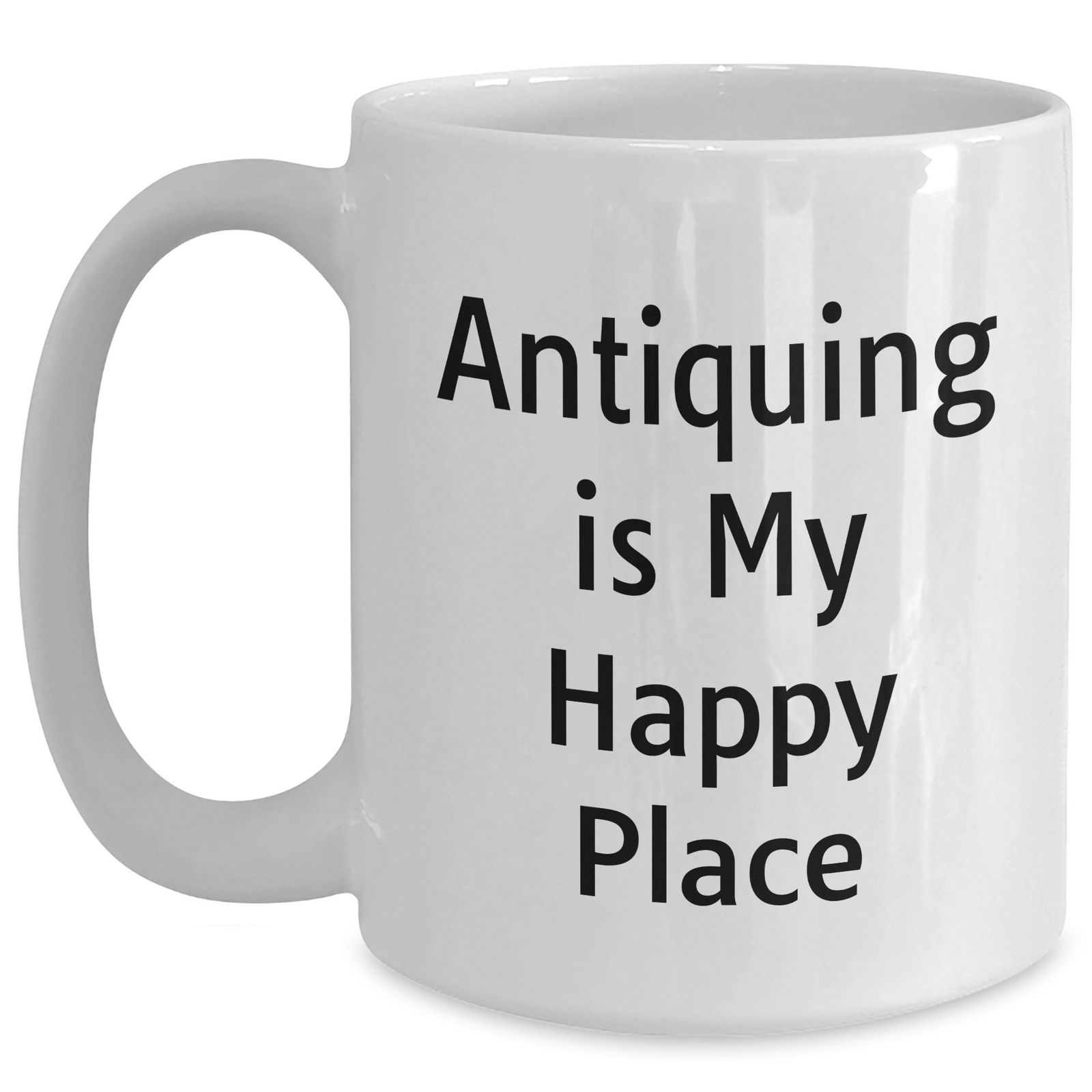 Antiquing Delights, Funny Quote, White Coffee Mug Gifts for Men, Gifts from Friends, Unique Father's Day Unique Gifts - Main