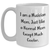Funny Musician Mom White Coffee Mugs for Dad's Day Gifts from Family, Friends or Coworkers, 'I Am A Musician Mom...' - Main