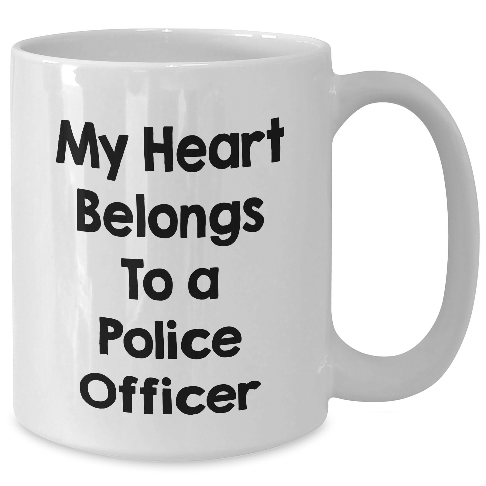 Funny Police Officer Gifts for Him - White Coffee Mug, 11oz or 15oz Capacity, Made from Ceramic, Microwave and Dishwasher Safe, Gifts from Men for Police Officer on Father's Day - Additional