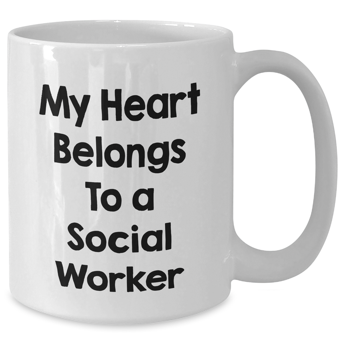 Funny Social Worker Quotes Gifts for Men or Women from Family on Father's Day White Ceramic Coffee Mug - Additional