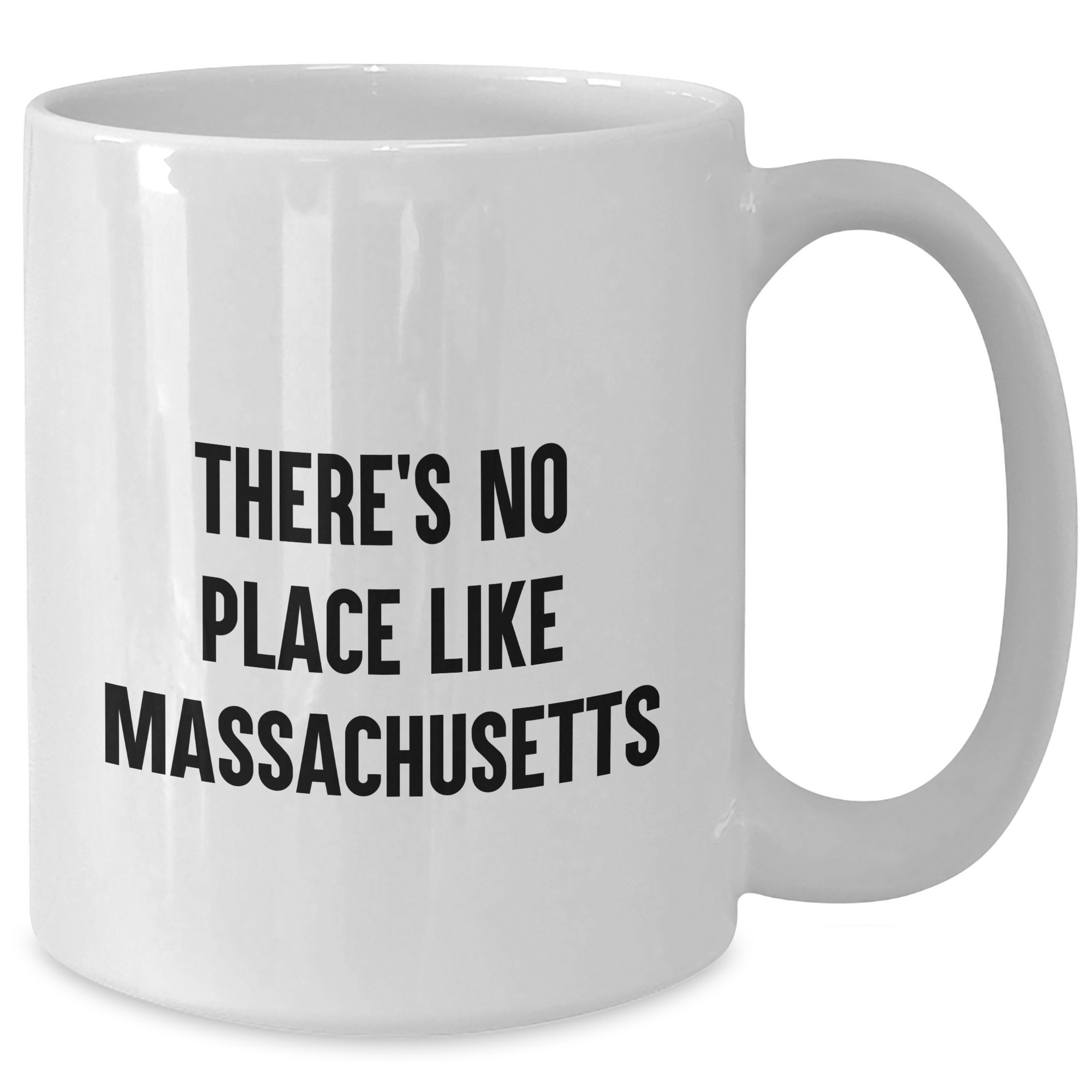 Funny Massachusetts Quotes White Coffee Mug Gifts from Friends to Massachusetts Men, Perfect for Father's Day - Additional