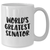 Funny Senator Gifts from Men, White Coffee Mug for World's Greatest Senator, Unique Mother's Day Unique Gifts - Additional