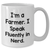 Funny Farmer Gifts, White Coffee Mug, 'I'm A Farmer. I Speak Fluently In genius.' - Gifts from Family to Farmer, Unique Father's Day Unique Gifts - Additional