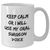 Funny Oral Surgeon Gifts for Mom's Day - 'Keep Calm Or I Will Use My Oral Surgeon Voice' White Coffee Mug from Friends - Additional