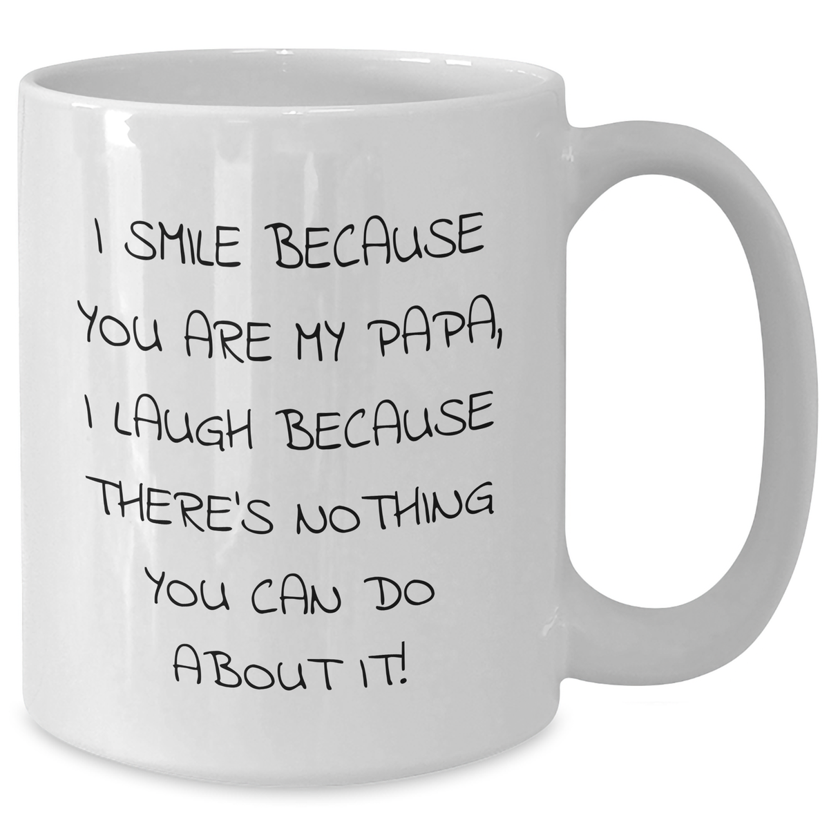 Funny Papa Quote Gifts from Men to Papa, White Ceramic Coffee Mug for Papa's Special Day - Mother's Day Unique Gifts - Additional