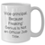 Vice-Principal Funny White Coffee Mug, Gifts from Family, Friends, Coworkers - 'Vice-principal. Because Freaking' genius Is Not An Official Job Title.' - Additional