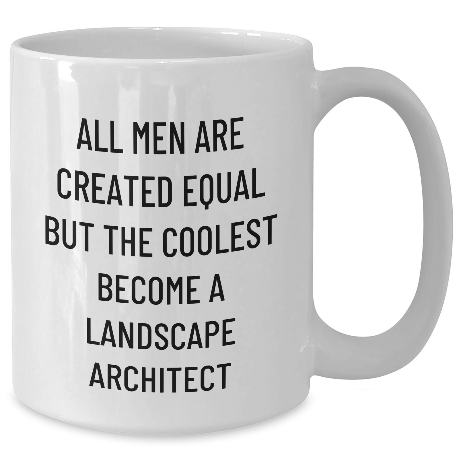 Funny Landscape Architect Gifts for Men Funny Quote White Coffee Mug, Gifts from Friends, Coworkers, or Family for Father's Day - Additional