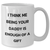 Daddy's Funny White Coffee Mug Gifts from Family for Father's Day - 'I Think Me Being Your Daddy Is Enough Of A Gift' - Additional