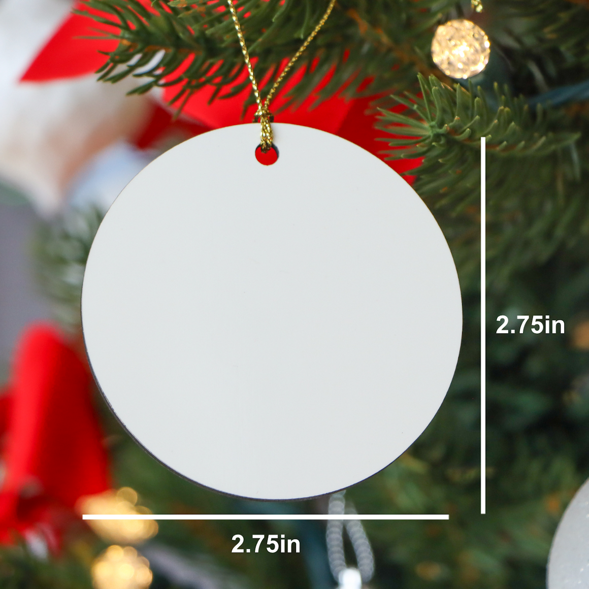 Funny Security Guard Gifts from Friends, Circle Ornament for Christmas, 'Security Guard. Because Freaking' genius Is Not An Official Job Title.' Quote, Gifts for Security Guards, Men, and Women - Image 2