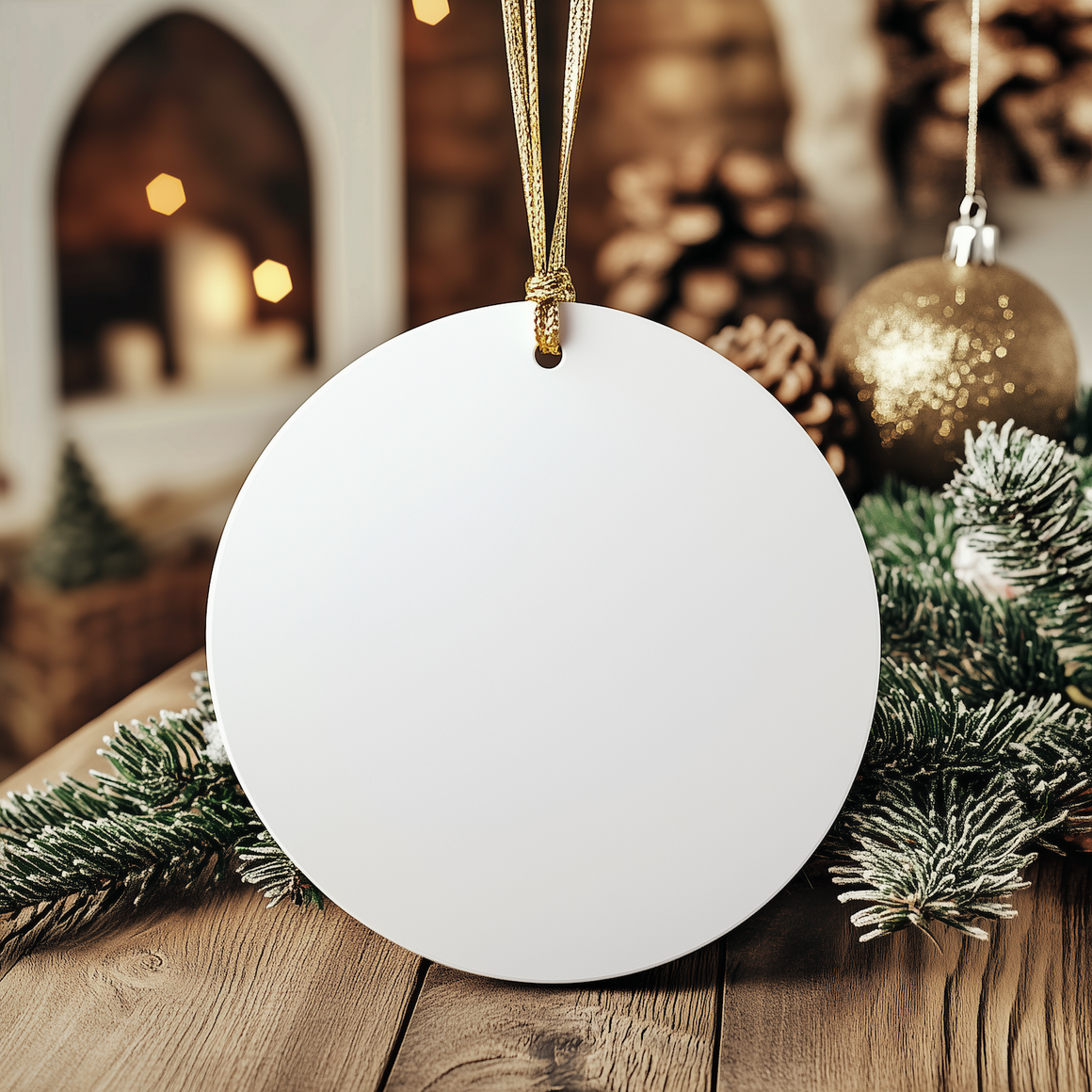 Funny Security Guard Gifts from Friends, Circle Ornament for Christmas, 'Security Guard. Because Freaking' genius Is Not An Official Job Title.' Quote, Gifts for Security Guards, Men, and Women - Image 3