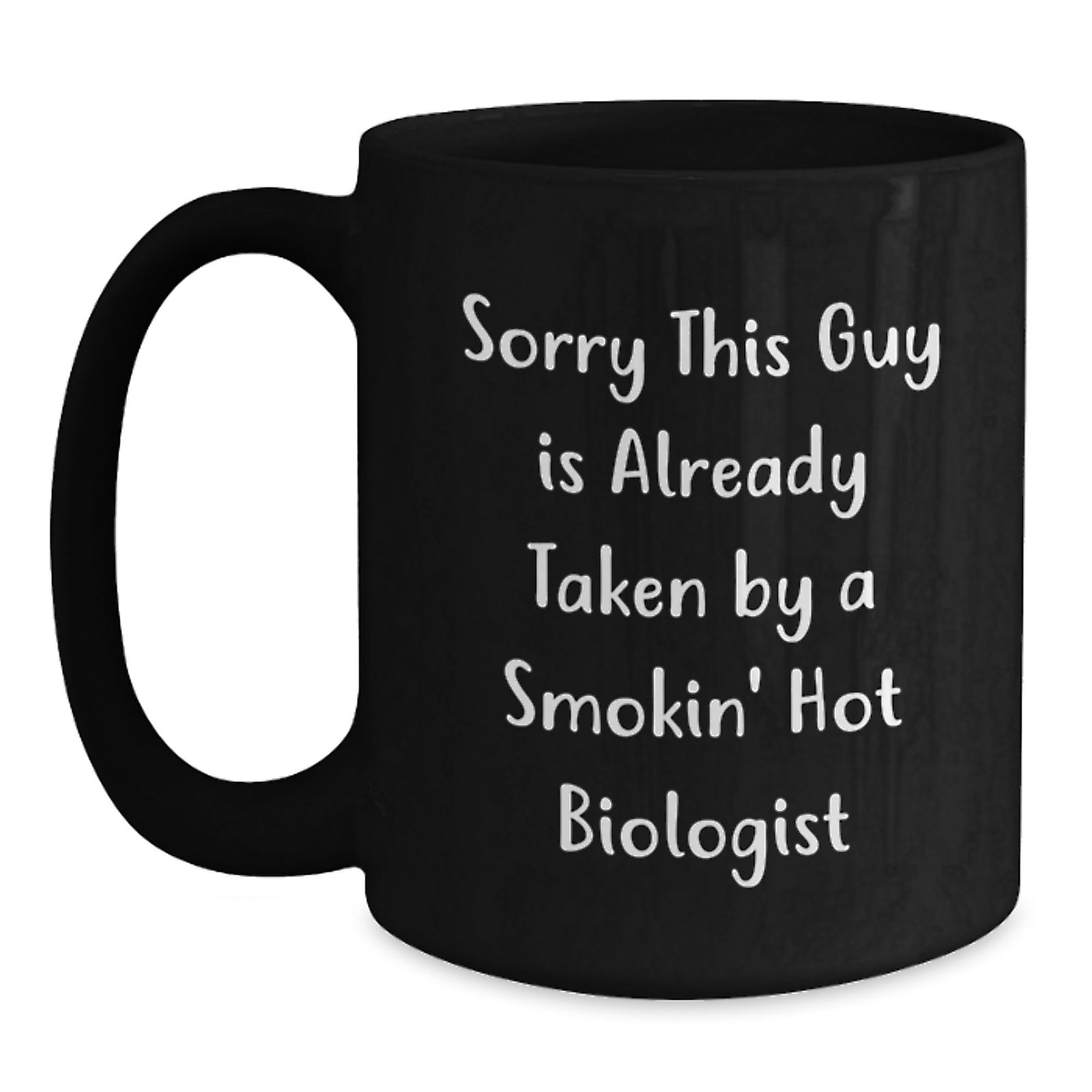 Funny Scientist Gifts from Friends to Biologists Black Coffee Mug Birthday Unique Mugs for Women - Main