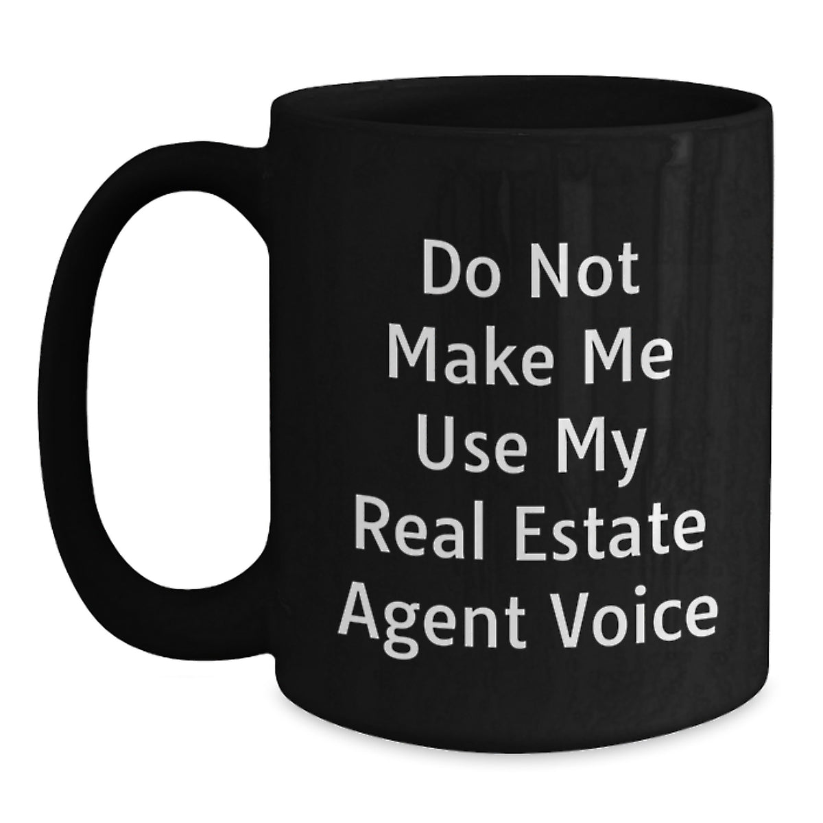 Real Estate Agent Gift for Him Witty 'Real Estate Agent Voice' Keepsake - Main