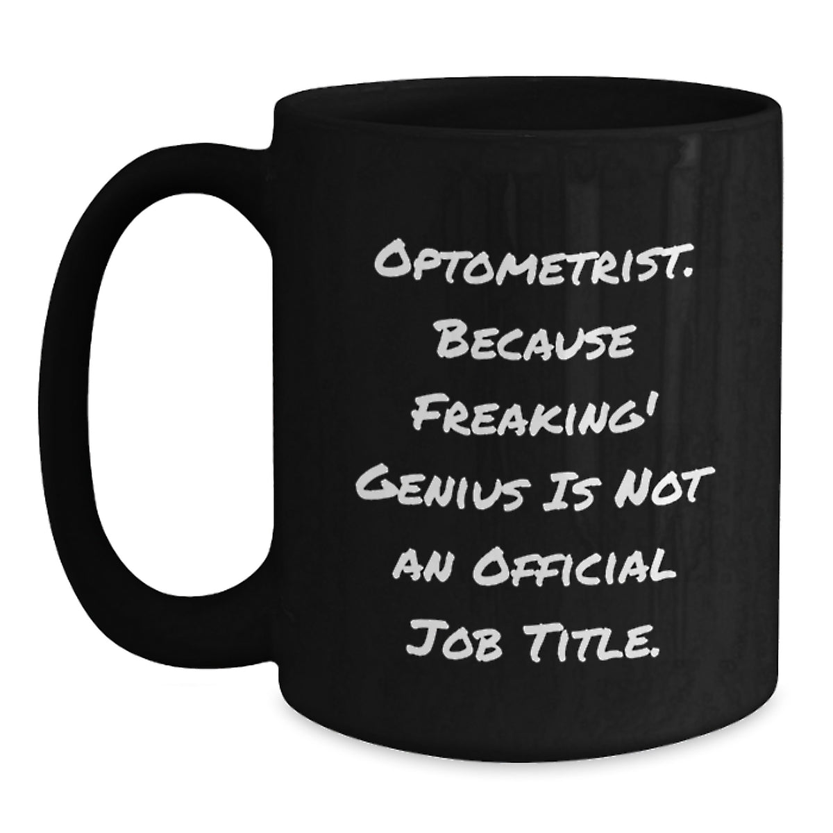 Optometrist Gifts from Friends Black Coffee Mugs Funny Quote Black Optometrist Mug Graduation Unique Gifts for Men - Main