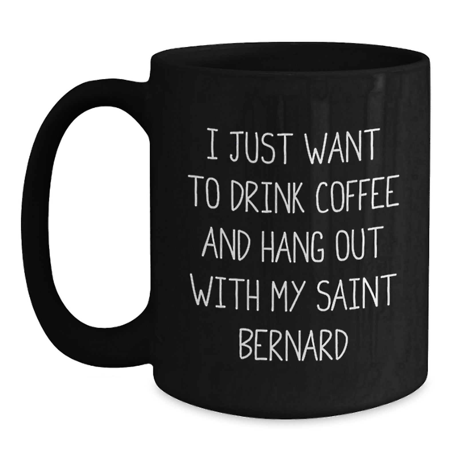 Funny Saint Bernard Dog Coffee Lovers Gifts from Men for Birthday Unique Mugs - Main