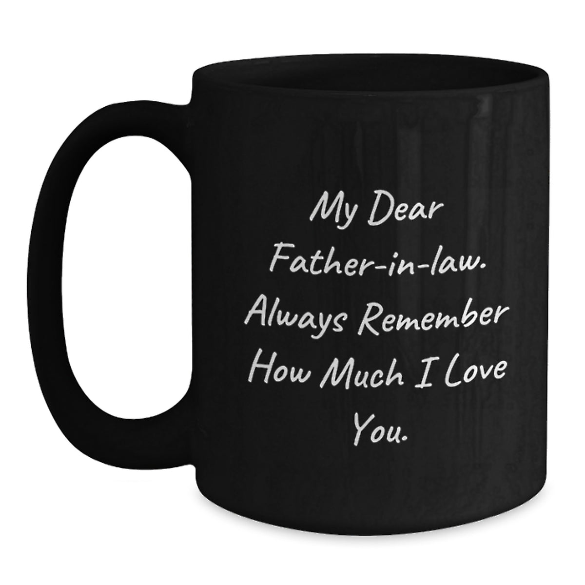 Birthday Gift Black Coffee Mug for Her Present Celebration Father-in-law - Main