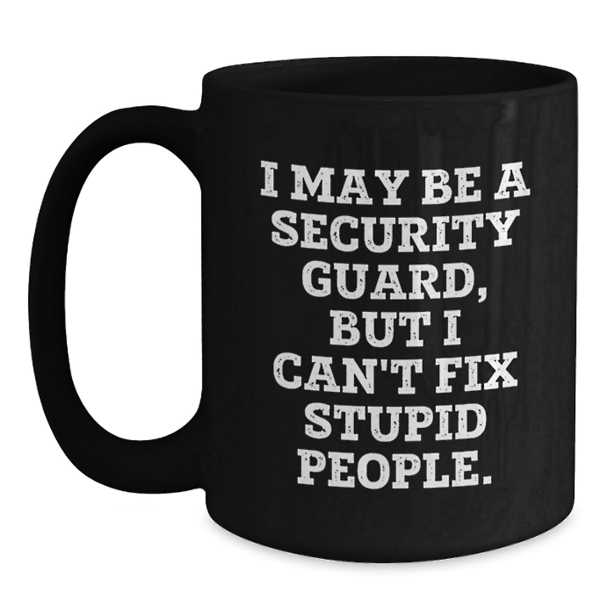 Security Guard Keepsake 11oz Mug for Him Christmas Gift Microwave Safe - Main