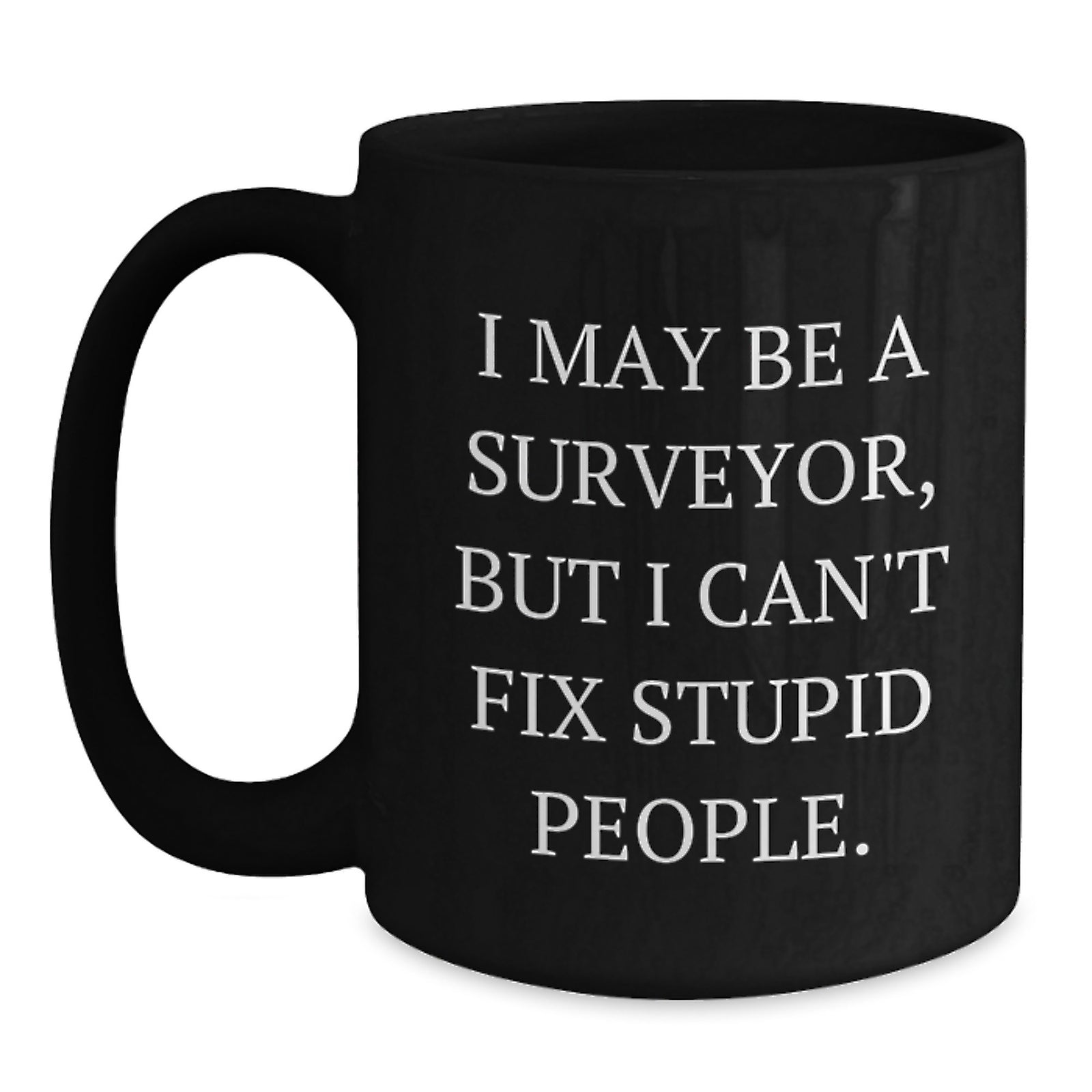 Surveyor Gift for Him - Witty Coffee Mug Keepsake - I May Be A Surveyor - Main