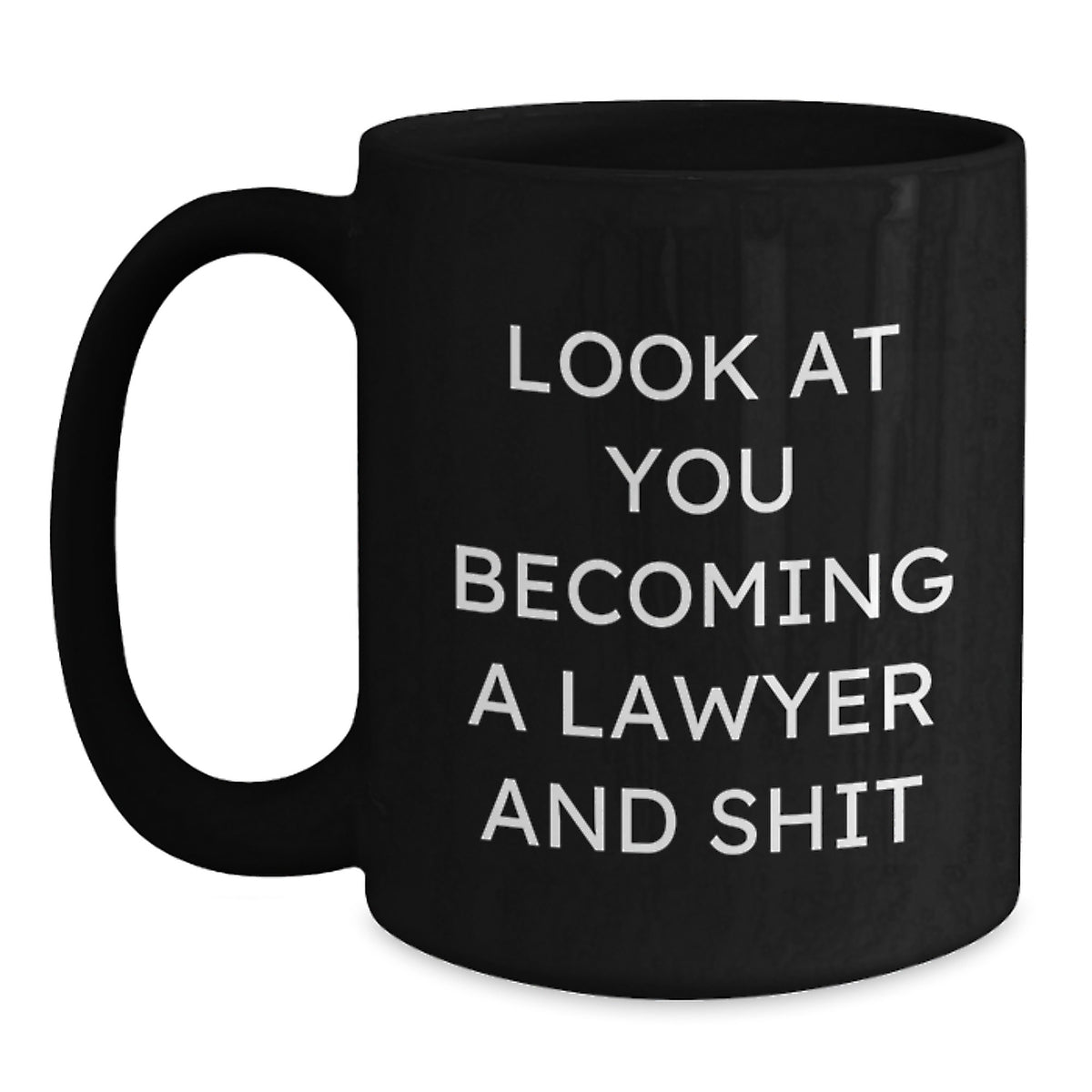 Lawyer Gift for Him A Humorous Keepsake Mug - Look At You Becoming A - Main