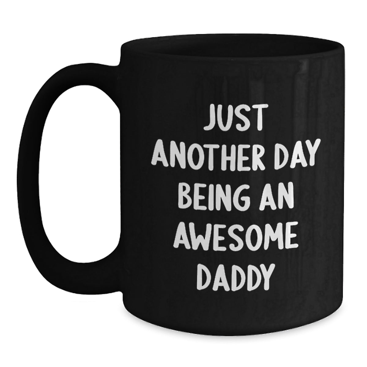 Funny Daddy Gifts from Men, Unique Black Coffee Mugs for Daddy on Mother's Day - Main