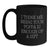 Funny Poppa Gifts from Men to Poppa on Graduation - Black Coffee Mug with 'I Think Me Being Your Poppa Is Enough Of A Gift' Quote - Main
