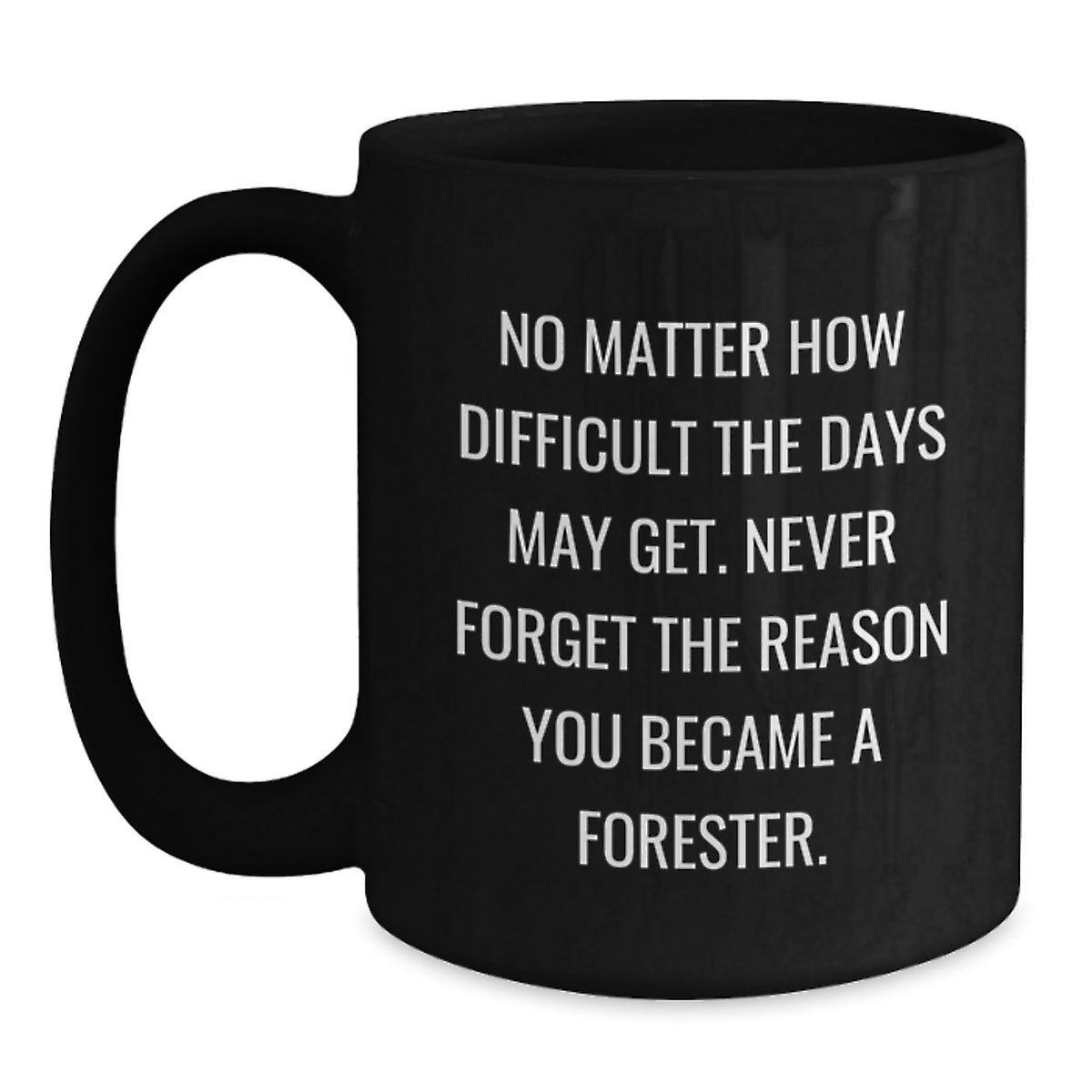 Forester Gifts, Inspirational Quotes, Graduation Unique Gifts from Friends, Black Coffee Mug for Men, Women, Forester, Funny Mugs, Ceramic Mugs - Main