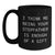 Funny Stepfather Gifts, I Think Me Being Your Stepfather Is Enough Of A Gift, Black Coffee Mug for Graduation - Main