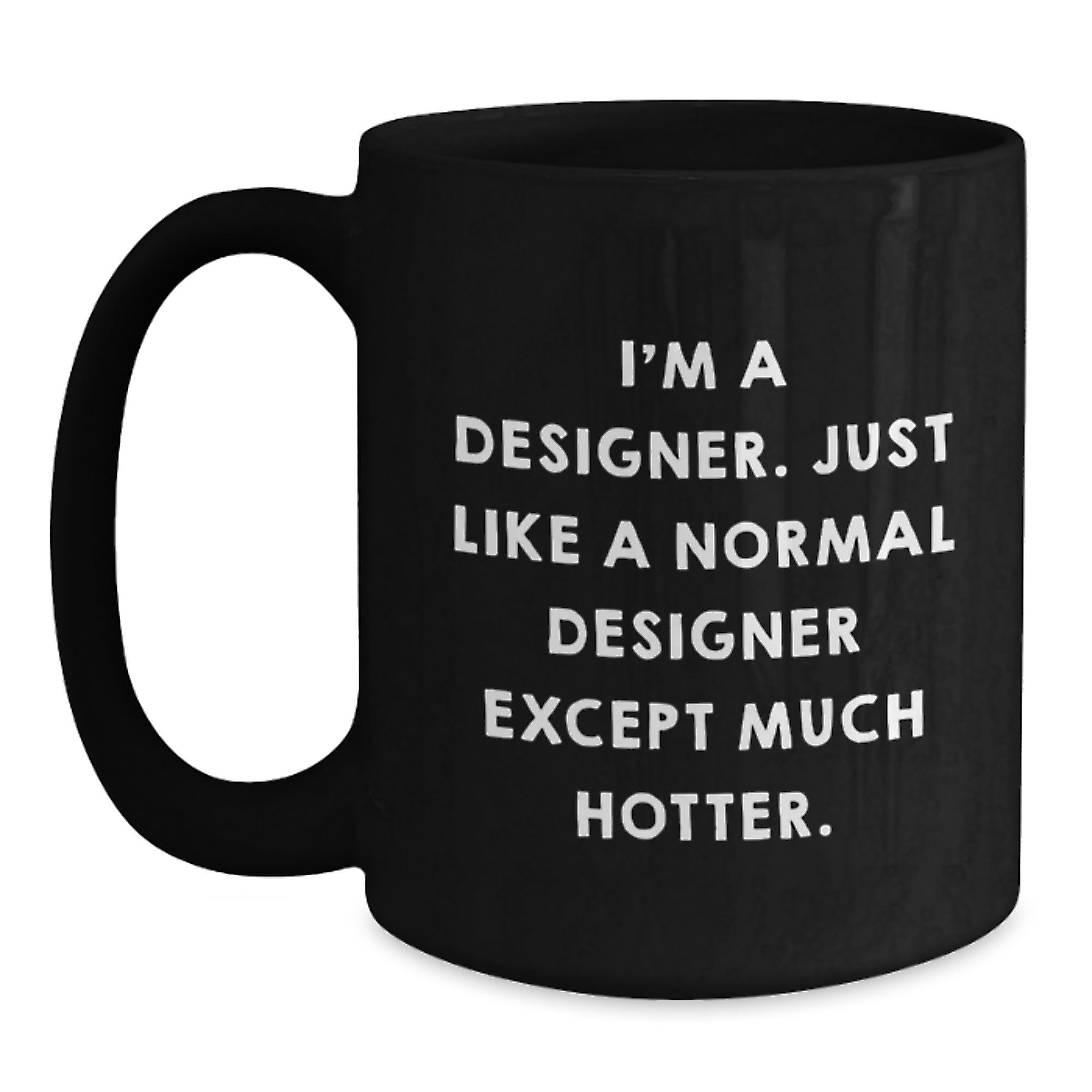 Christmas Unique Gifts for Designer Friends - Funny Designer Black Coffee Mug Gifts from Men, Women, Coworkers, Family - Main