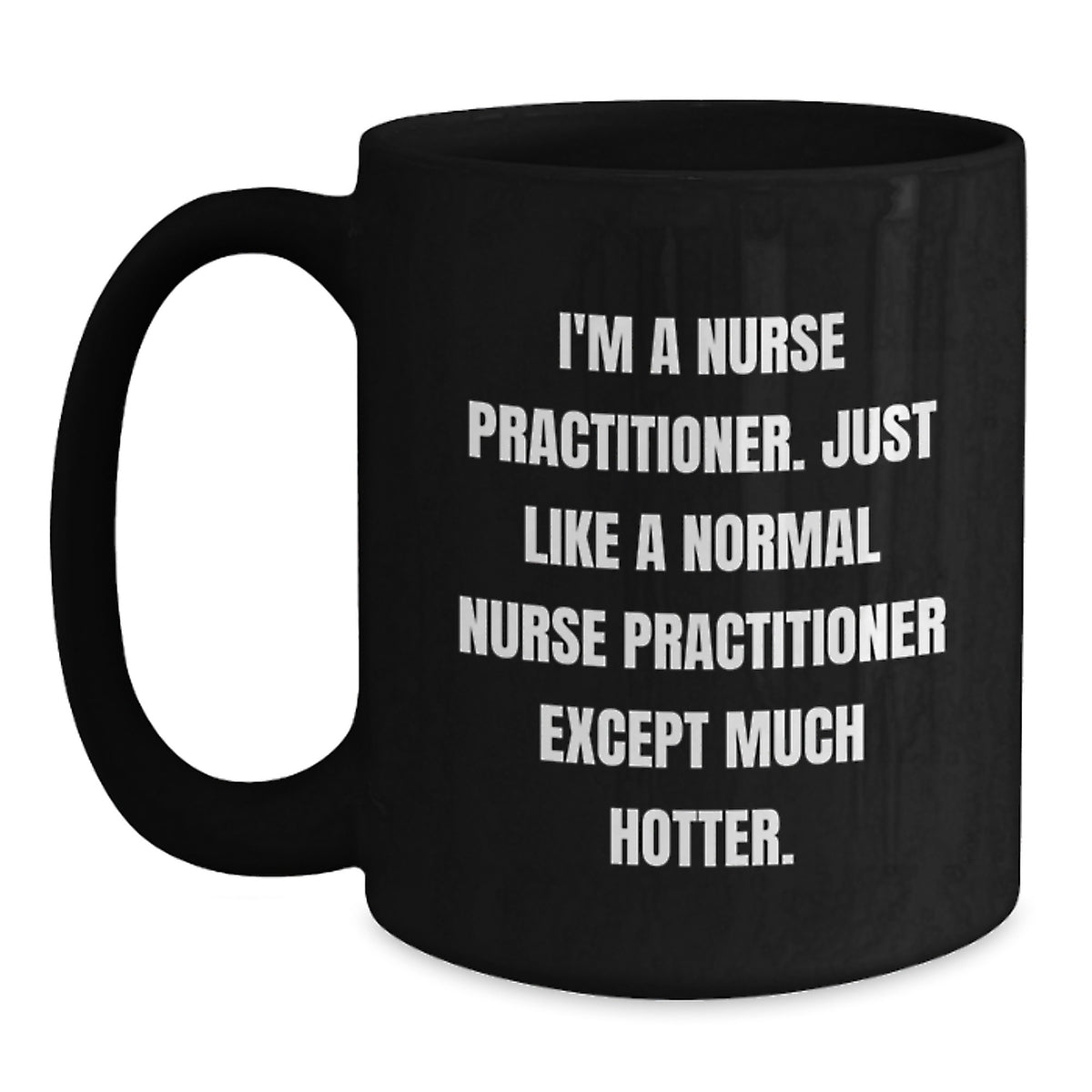 Funny Nurse Practitioner Black Coffee Mugs Gifts from Friends for Graduation Unique - Main