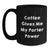 Funny Porter Gifts from Friends, Coworkers, or Family - 'Coffee Gives Me My Porter Power' Black Coffee Mug for Graduation - Main