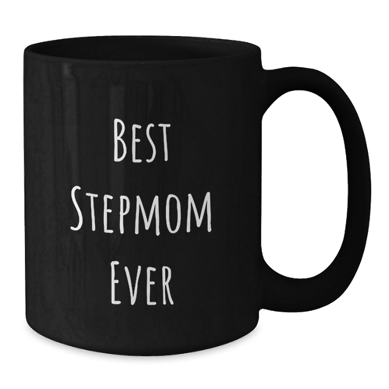 Funny Stepmom Black Coffee Mug, Best Stepmom Ever Gifts for Her, Birthday Unique Gifts from Family, Friends, or Coworkers - Additional