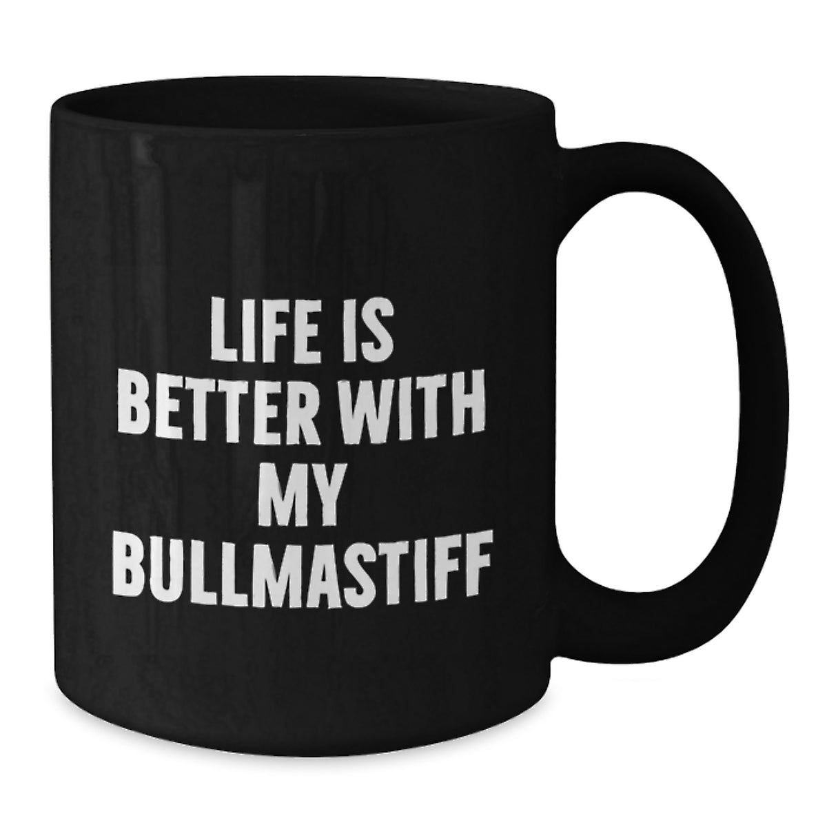 Funny Bullmastiff Dog Gifts from Family, Black Coffee Mugs for Bullmastiff Dog Lover, Birthday Unique Gift for Him, Her, Friends, and Family - Additional