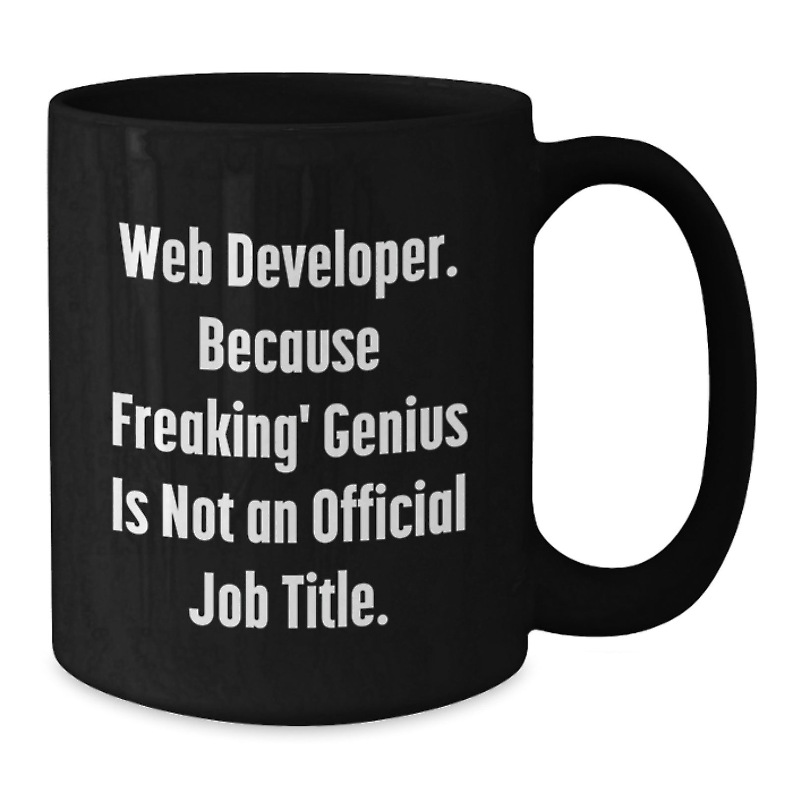 Web Developer Keepsake Mug for Him Black Ceramic 11oz Graduation Gift - Additional