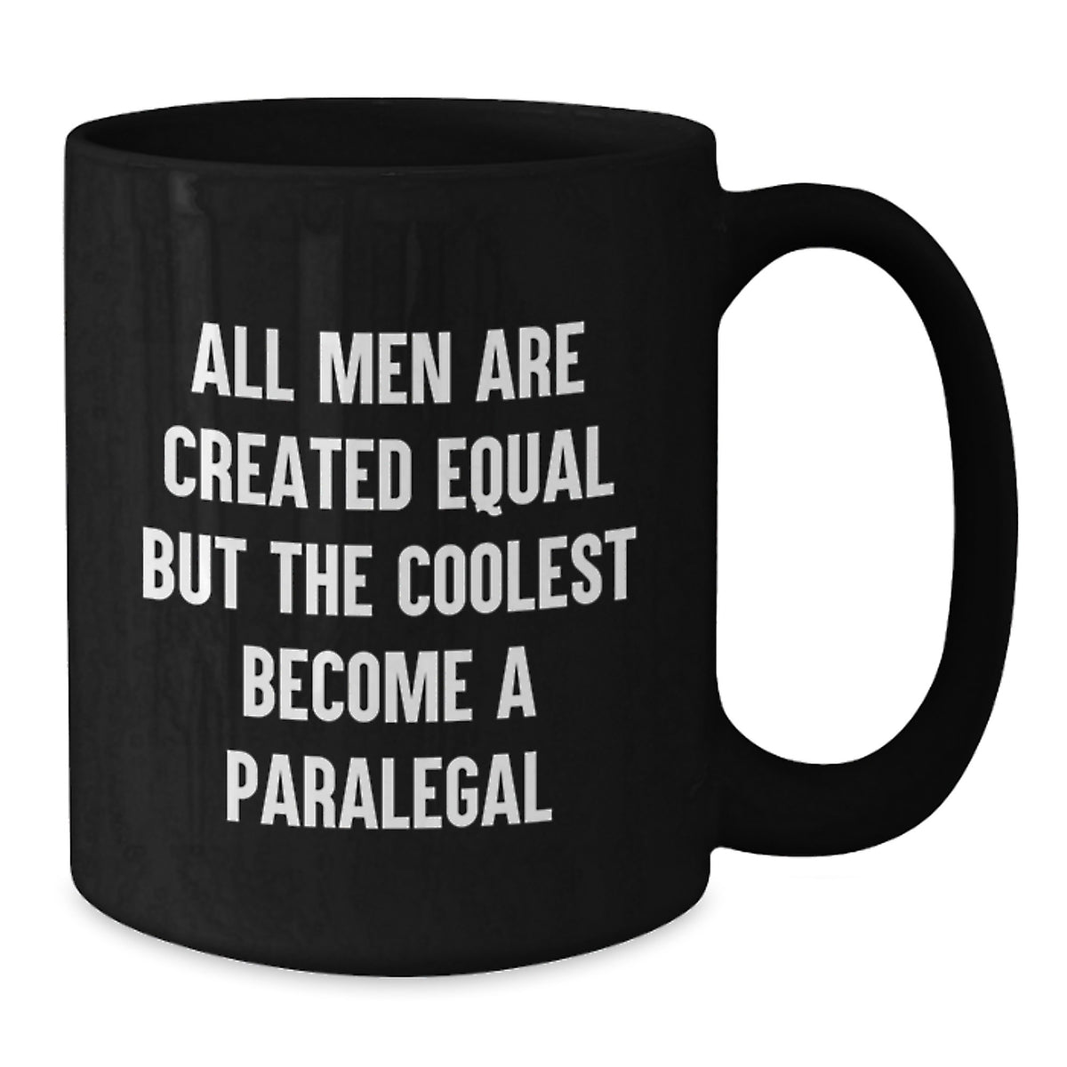 Funny Paralegal Gifts from Friends and Family - Unique Black Coffee Mug for Paralegal Men and Women on Christmas - Additional