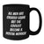 Funny Postal Worker Gifts from Friends - All Men Are Created Equal But The Coolest Become A Postal Worker Quote Black Coffee Mug for Birthday - Additional