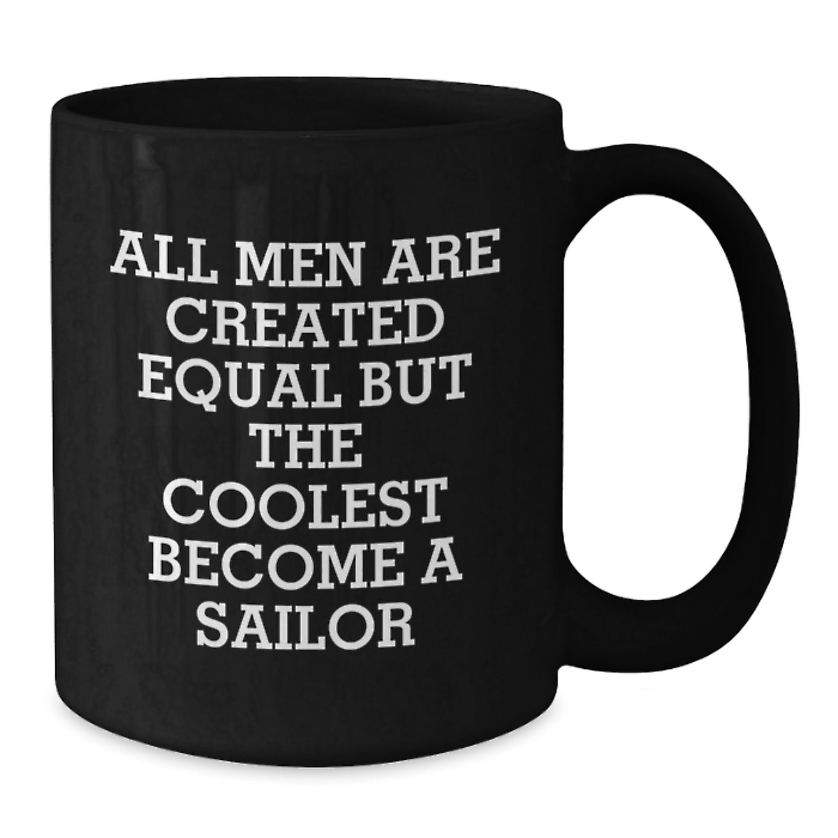 Sailor Gifts from Friends - Funny Black Coffee Mug - Birthday Unique Gifts for Men - Additional