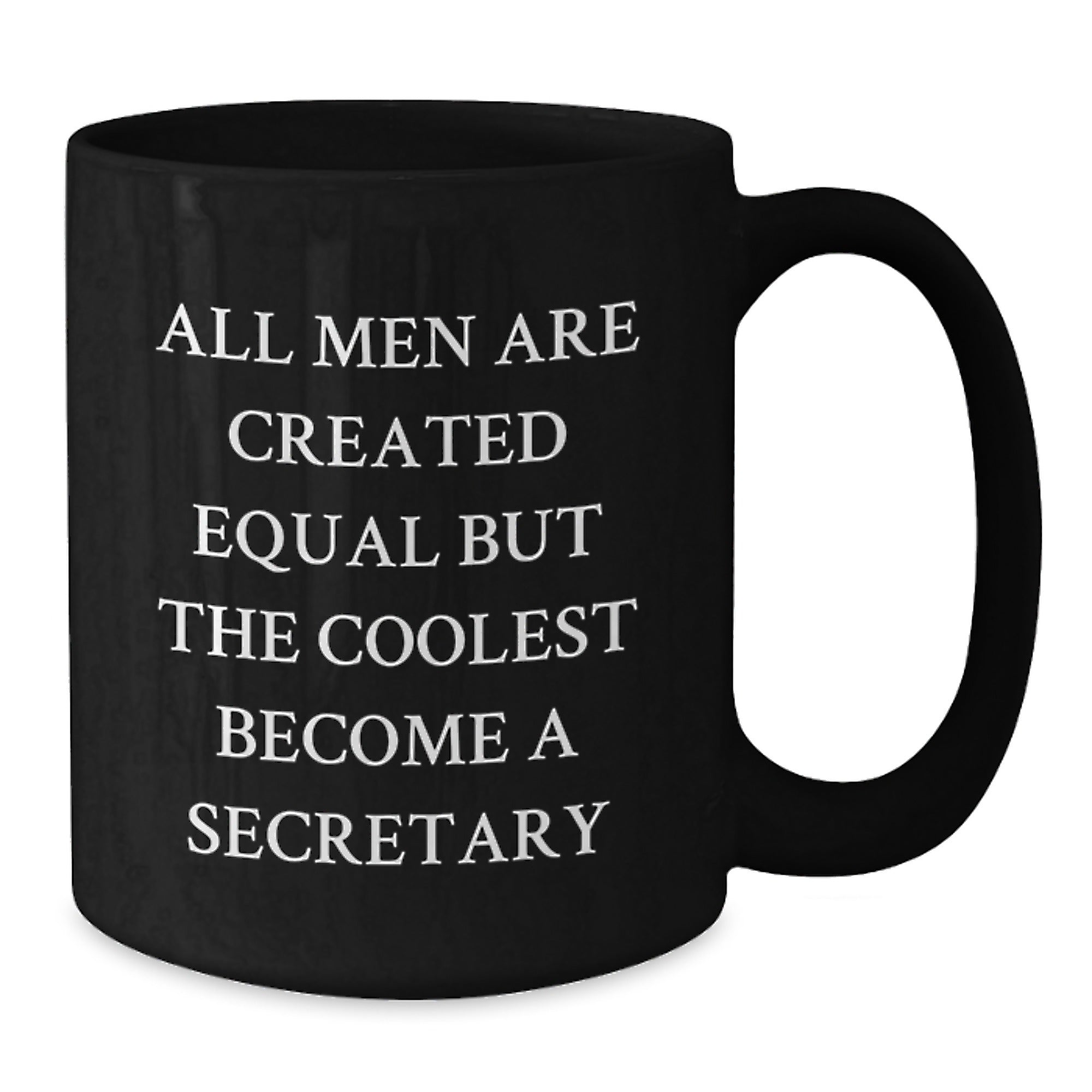 Funny Secretary Gifts from Friends, Funny Black Coffee Mug for Secretary, Christmas Unique Gifts for Men - Additional