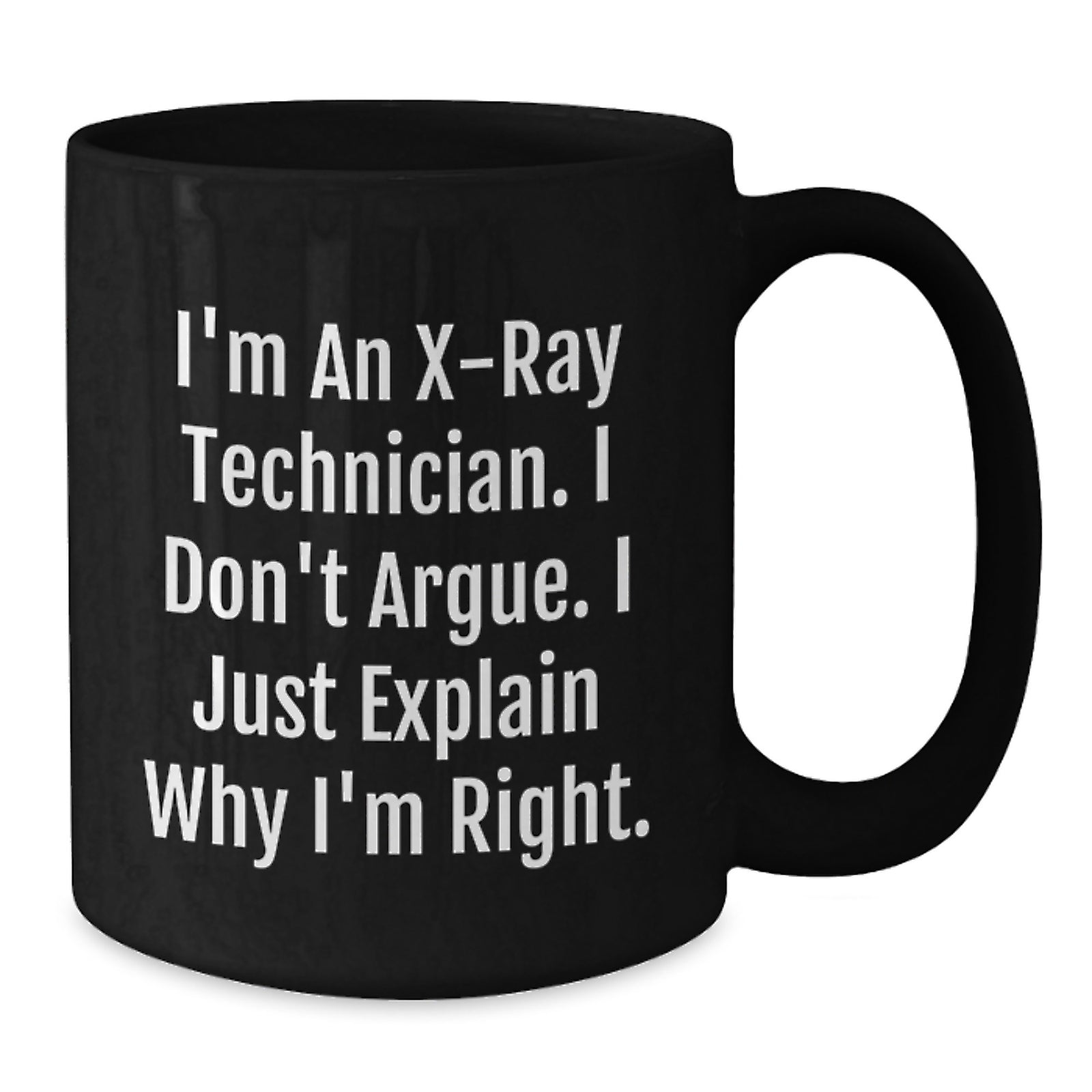 Christmas Gift for Her Humorous X-Ray Technician Coffee Mug Present - Additional
