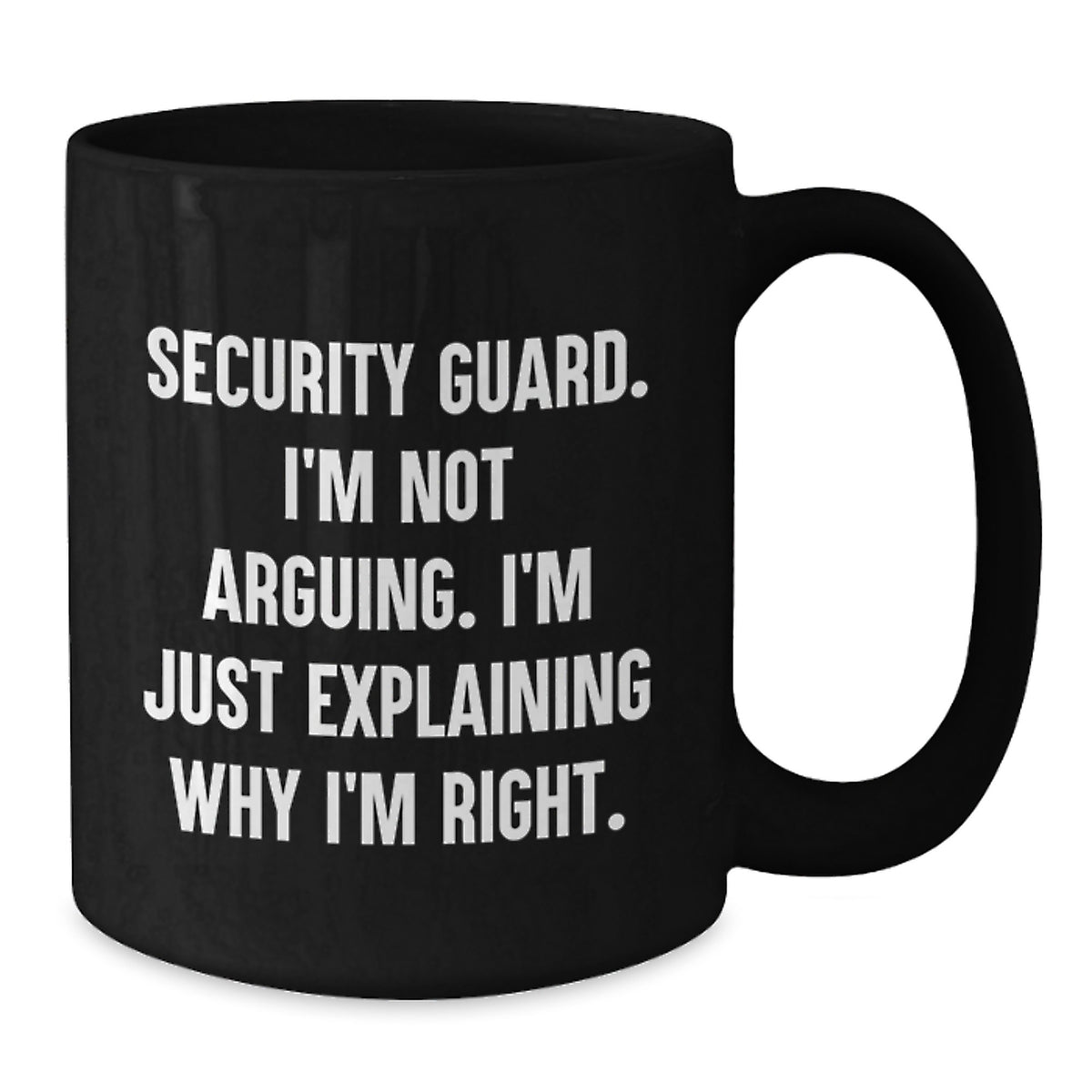 Birthday Gift Security Guard Mug for Her Present - Additional